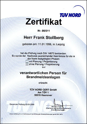 Zertifikat - TOP Elektroanlagen GmbH