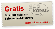 Konus - gratis Bus und Bahn im Schwarzwald fahren