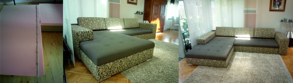 was man aus einer herkömmlichen Couch machen kann, Polsterarbeit Gailingen