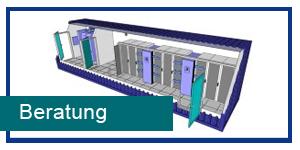 In Bad Honnef ist asfm für den Bau von Rechenzentren, Serverräume sowie IT-Container und RZ-Container zuständig.