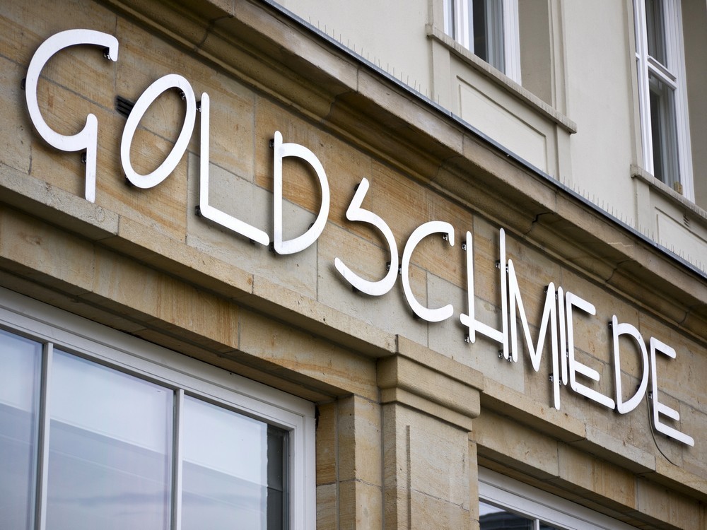 Goldschmiede Schild