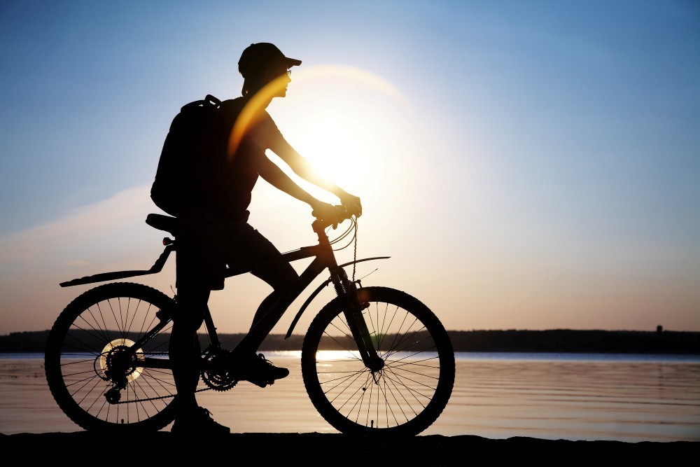 Fahrradfahrer Horizont