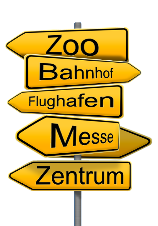 Gästehaus, Monteurwohnungen, Hansen, Ferienwohnung, Ferienhaus, Wittingen, Wegweiser, Schild, Umgebung, Freizeit, Richtung