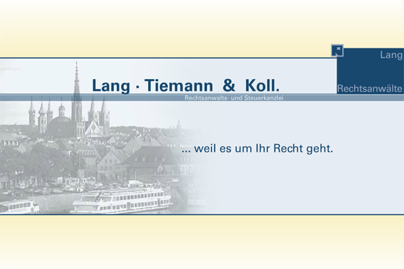 Lang . Tiemann & Koll.