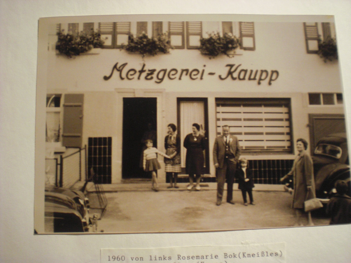 Fleischerfachgeschäft Kaupp in Horb-Altheim - Geschichte